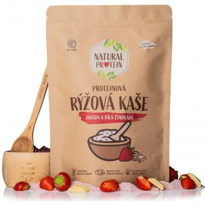 NaturalProtein Proteinová rýžová kaše 480 g – Zboží Mobilmania