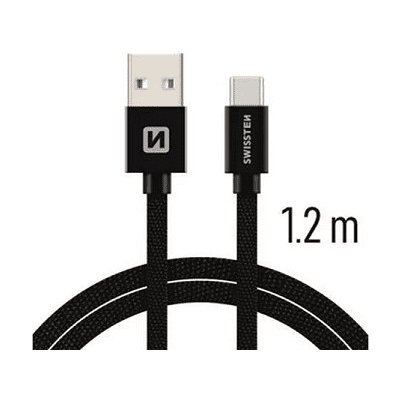 Swissten 71521201 USB-C, 1,2m, černý – Zboží Mobilmania