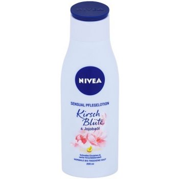 Nivea Cherry Blossom & Jojoba Oil tělové mléko s olejem 200 ml