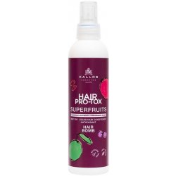 KALLOS Superfruits Pro-Tox Hair Bomb bezoplachový posilující kondicioner na vlasy 200 ml