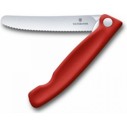 Victorinox Swiss Classic Svačinový nůž s s vlnitým ostřím červená 6.7831.FB 11 cm