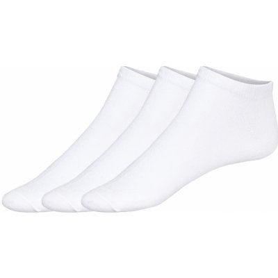 LIVERGY Pánské nízké ponožky s BIO bavlnou, 3 páry (39/42, bílá)