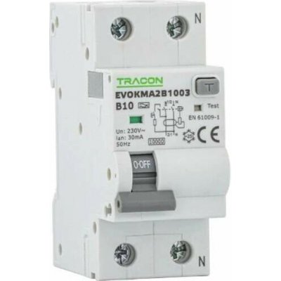 Tracon 2P char. B, B6A, 30 mA EVOKMA2B603 – Zbozi.Blesk.cz