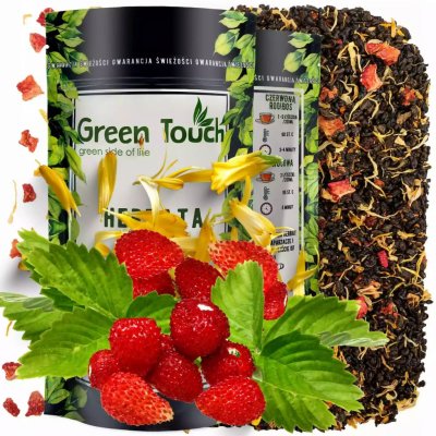 Green Touch Země lesních jahod Zelený čaj 500 g