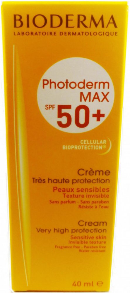 Bioderma Photoderm Max opalovací krém na obličej SPF 50+ 40 ml |  Srovnanicen.cz