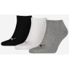 Puma Sada tří párů ponožek ve světle šedé bílé a černé