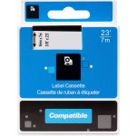 PRINTLINE kompatibilní páska s DYMO, 40917 S0720720,9mm,7m, černý tisk/červený podklad, D1 PLTD16, 40917 – Hledejceny.cz