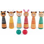 Bigjigs Toys Kuželky lesní zvířátka – Hledejceny.cz