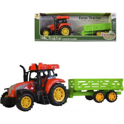 MaDe Traktor s přívěsem česky mluvící 33 x 10 x 8,5 cm – Zboží Mobilmania
