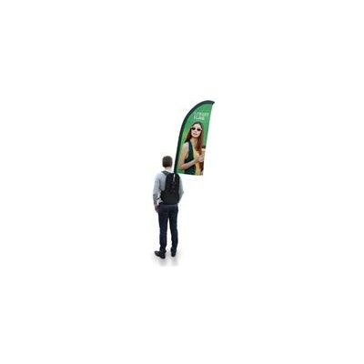 Mobilní reklamní vlajka Feather – Hledejceny.cz