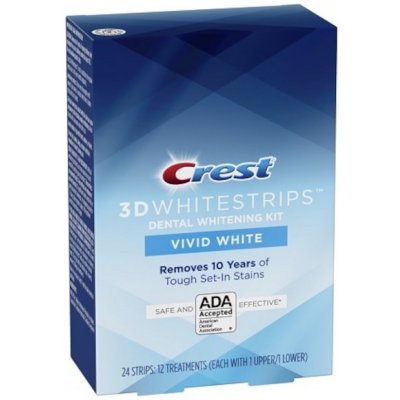 Crest Vivid 3D White 10 ks od 640 Kč - Heureka.cz