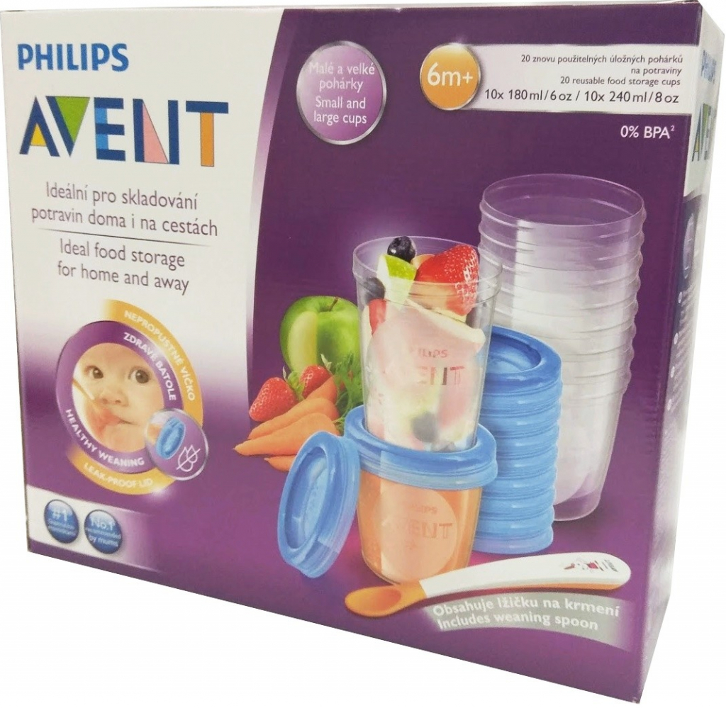 Philips Avent VIA Jídelní sada pro batolata TRANSPARENT od 579 Kč -  Heureka.cz