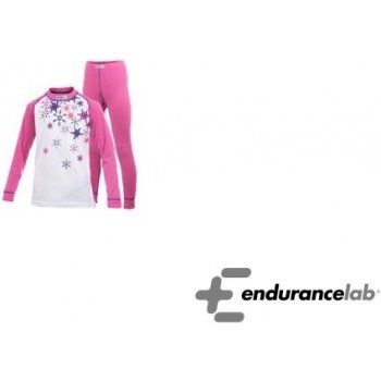 Dětské funkční termoprádlo set Craft Kids Active pink star