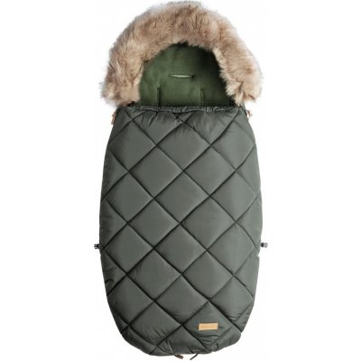 Beztroska s kožešinou 110 cm olivový – Zboží Dáma