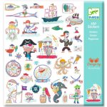 Samolepky piráti 160 ks – Zboží Dáma