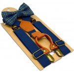 Amparo Miranda dětský set motýlek a kšandy AM138 Navy – Zboží Mobilmania