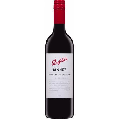 Penfolds Bin 407 Cabernet Sauvignon Červené 2021 14,7% 0,75 l (holá láhev)