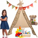 Nukido Dětský stan NK-406 šedý – Zboží Dáma