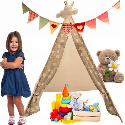 Nukido Dětský stan NK-406 šedý – Zboží Dáma