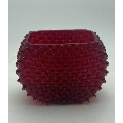 Váza 15cm - Hobnail - Ananas - granát – Hledejceny.cz