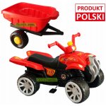 ALDOTRADE Šlapací čtyřkolka červená – Sleviste.cz