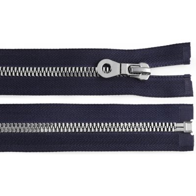 Prima-obchod Kostěný zip, imitace kovu No 8 délka 60 cm bundový, barva 330 modrá tmavá – Hledejceny.cz