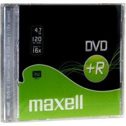Maxell DVD+R 4,7GB 16x, slim case, 1ks (FA35037746)
