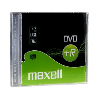 Maxell DVD+R 4,7GB 16x, slim case, 1ks (FA35037746)