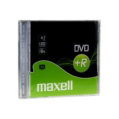 Maxell DVD+R 4,7GB 16x, slim case, 1ks (FA35037746) – Hledejceny.cz