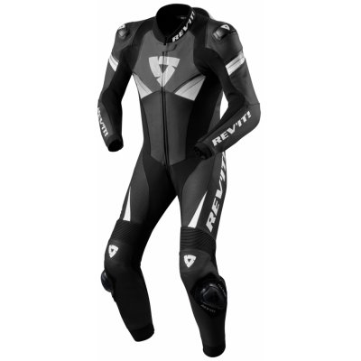 Jednodílná kombinéza Revit Argon 2 černá/bílá | Zboží Auto