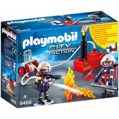 Playmobil 9468 Hasiči s čerpadlem a vodní pumpou – Zboží Mobilmania