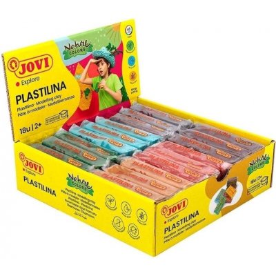 JOVI plastelína 18 x 50 g , přírodní barvy – Zboží Mobilmania