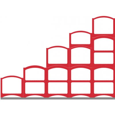 Sestava Bloc Cellier Steps červená hlína