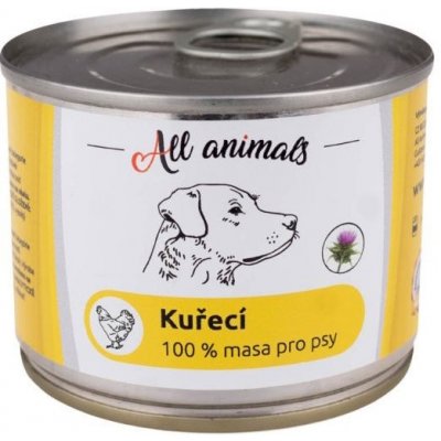 All Animals Dog kuřecí kusy 400 g – Sleviste.cz