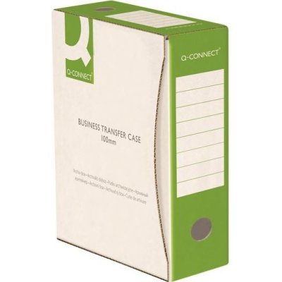 Q-Connect Q-Connect Archivační krabice A4 bílozelená 10 cm 510.5506 – Zboží Živě