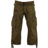 Pánské klasické kalhoty Geographical Norway kalhoty PANORAMIQUE men NEW 3/4 Basic 063 khaki