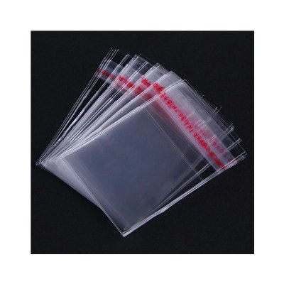 Šperky4U Celofánové sáčky s klopou a lepícím proužkem 70 x 70 mm 1000 ks KR1044-1000 – Zboží Dáma