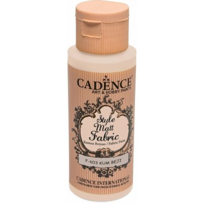 Cadence Textilní barva Style Matt Fabric písková 50 ml – Hledejceny.cz