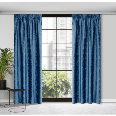 ZATEMŇOVACÍ ZÁVĚS ADRIA NA PÁSCE 140X270 CM MODRÝ – Hledejceny.cz