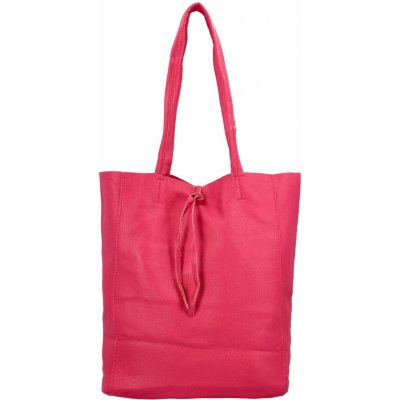 Velká prostorná shopper taška Santee tmavě růžová