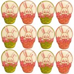 Barbara Luijckx Barbara Čokoládová dekorace Zajíček v košíku 12ks – Hledejceny.cz