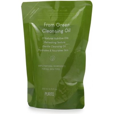 PURITO Jemný čisticí pleťový olej From Green - náhradní náplň 200 ml – Zboží Mobilmania