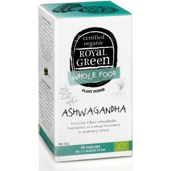 Royal Green Bio Ashwagandha 60 kapslí