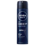 Nivea Men Deep Black Carbon Darkwood deospray 150 ml – Zboží Mobilmania