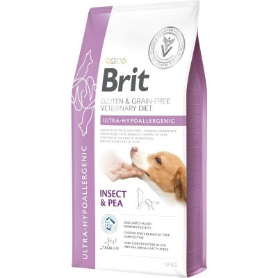 Brit Veterinary Diets GF Ultra-Hypoallergenic Dog 12 kg – Sleviste.cz