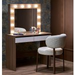 Halmar Hollywood 2 toaletní stolek kašmír ořech – Zboží Mobilmania