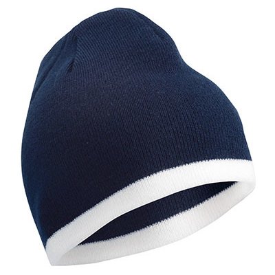 Myrtle Beach beanie with Contrasting Border Královská modrá bílá – Hledejceny.cz