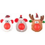 Karlie-Flamingo Vánoční plyšová hlava gumový nos 21 cm – Sleviste.cz