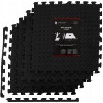 Springos Pěnová podložka Puzzle 60x60x1,2 cm sada 4ks černá FM0004 XG – Zboží Dáma