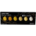 Kuretake Gansai Tambi Starry Colors Zlaté metalické akvarelové barvy sada 6 ks – Zboží Dáma